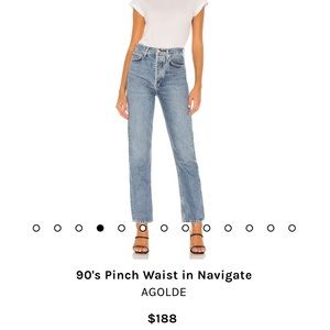 NWT Revolve AGOLDE Jeans - 90s Pinch Waist